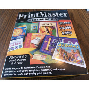 PrintMaster Platinum 8.0 For Windows 95/98 or Windows NT 4.0(Service Pack 3)